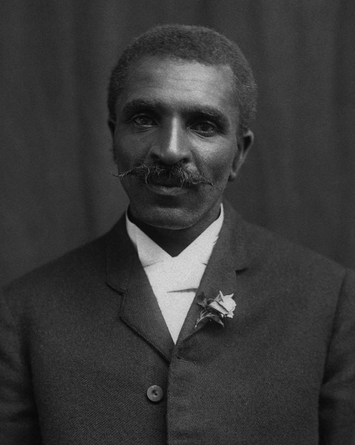 George Washington Carver Portrait Photograph by War Is Hell Store