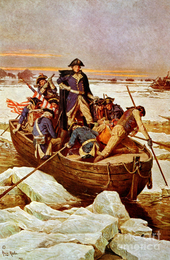 George Washington Crossing Photograph by Science Source