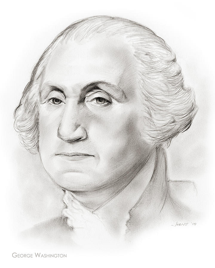 George Washington Coloring Page  Easy Drawing Guides