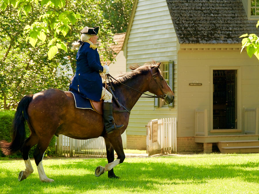 George Washington on Horseback Photograph by Rachel Morrison