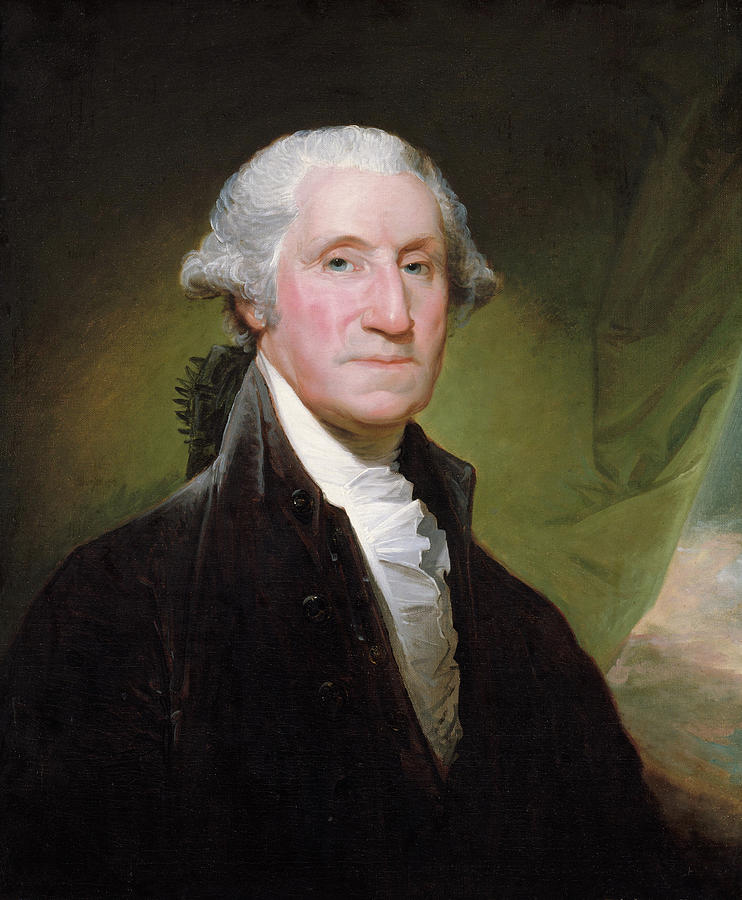 George Washington Portrait Painting by Gilbert Stuart