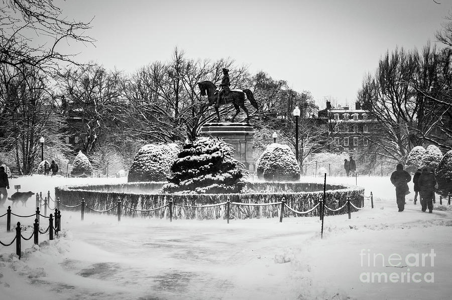 George Washington Statue Boston Public Gardens Photograph by Thomas Marchessault
