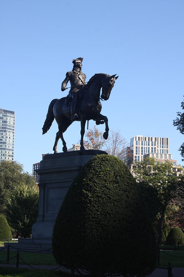 George Washington Statue in Boston Photograph by Vadim Levin