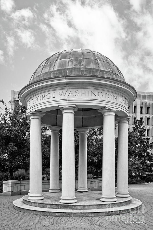 George Washington University Photograph - George Washington University Kogan Plaza by University Icons