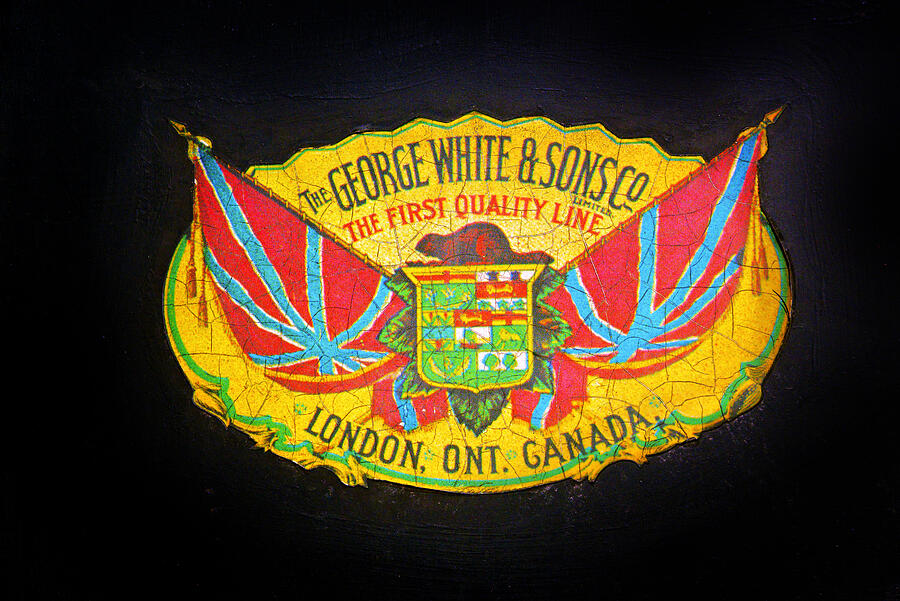 George White Mfg. Sign Photograph by Paul W Faust -  Impressions of Light