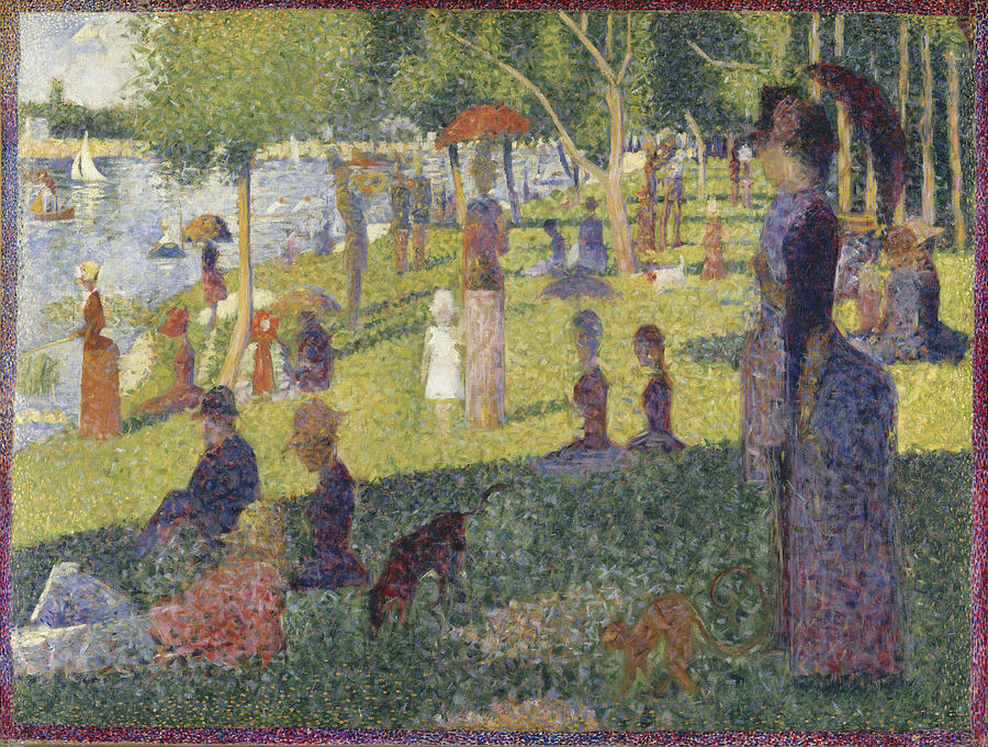 Georges Seurat's A Sunday Afternoon on the Island of La Grande Jatte ...