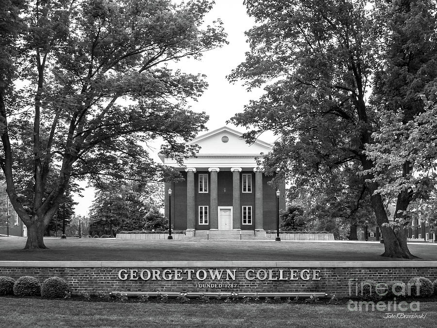 Georgetown University Photograph - Georgetown College Giddings Hall by University Icons