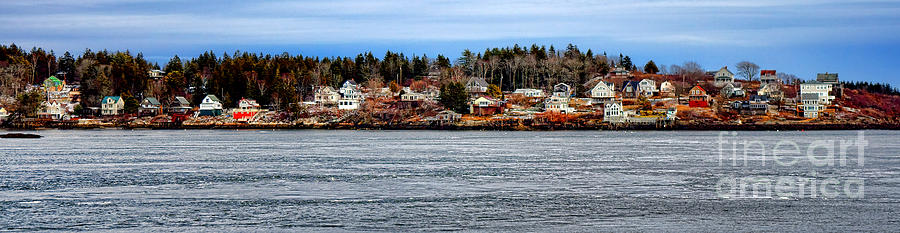 Georgetown Island Bay Point in Maine Photograph by Olivier Le Queinec