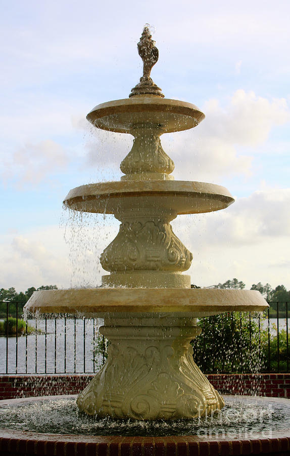 Fountain Photograph - Georgetown Shell Fountain by Carol Groenen