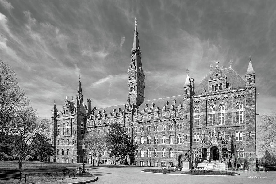 Georgetown University Healy Hall Photograph by University Icons