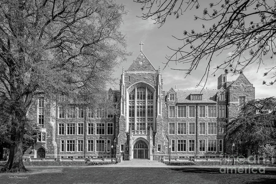 Architecture Photograph - Georgetown University White Gravenor Hall by University Icons