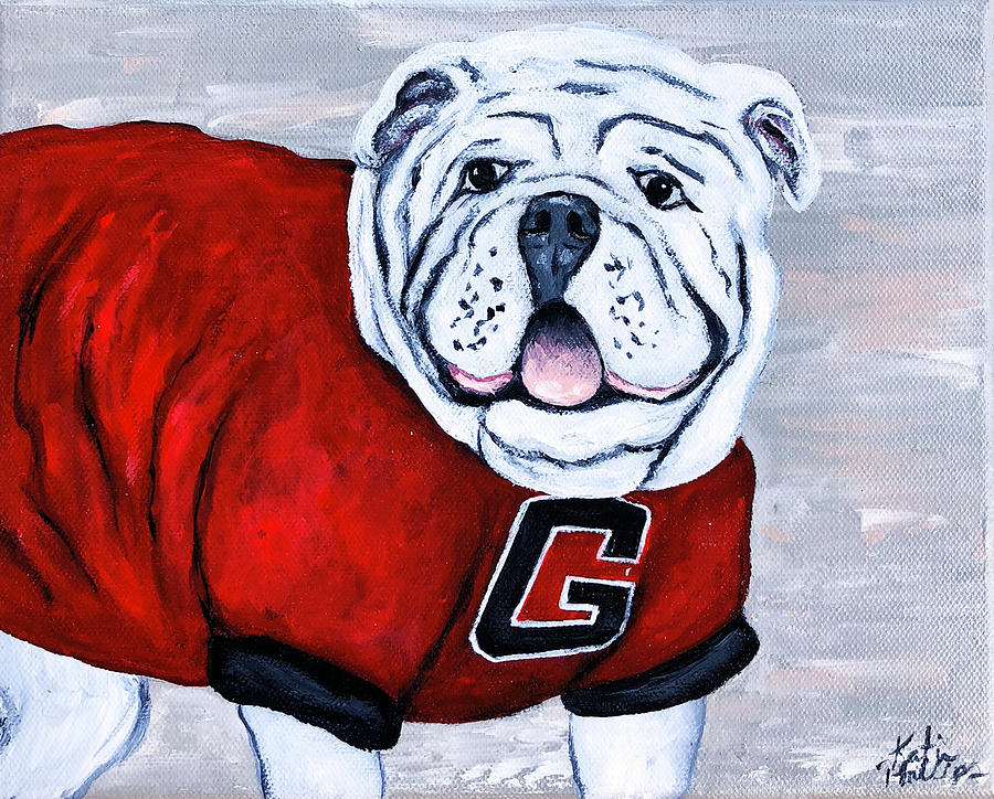 Georgia Bulldogs Mascot Uga X Painting