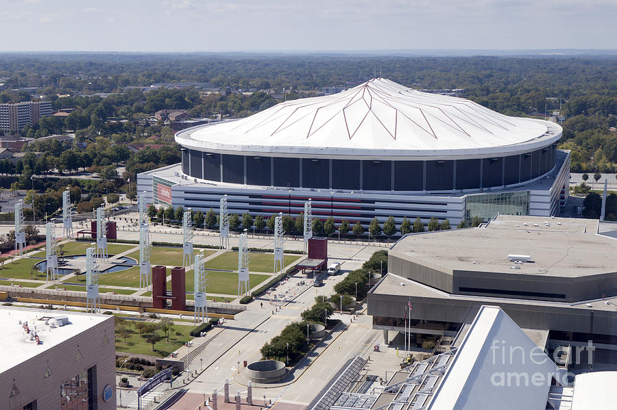 Georgia Dome in Atlanta Photograph by Anthony Totah