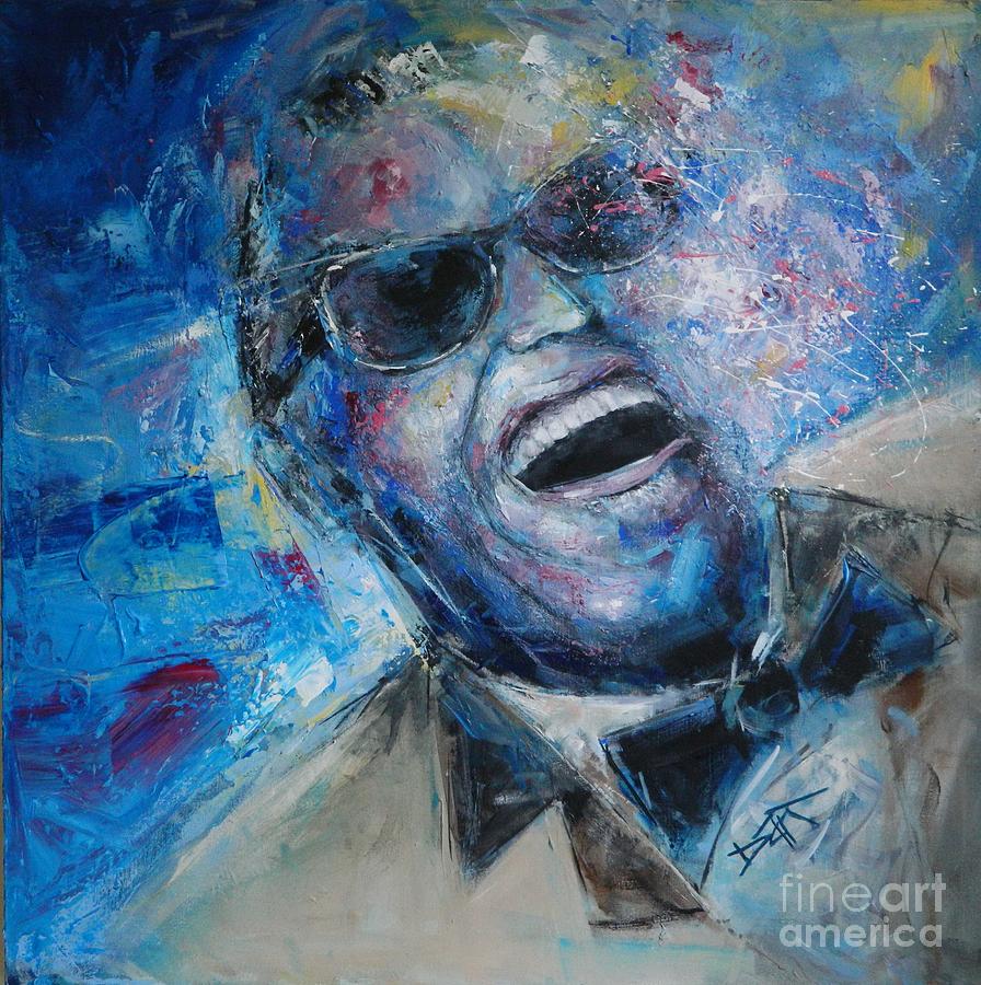 Ray Charles Painting - Georgia on my Mind by Dan Campbell