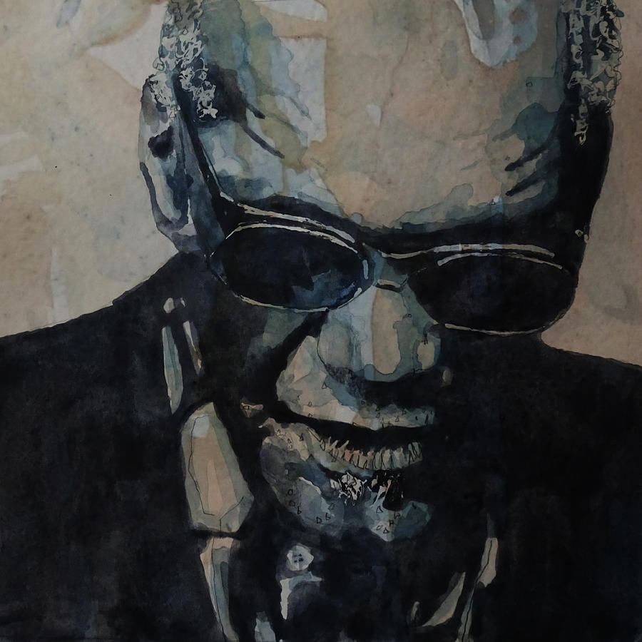 Ray Charles Painting - Georgia On My Mind - Ray Charles  by Paul Lovering