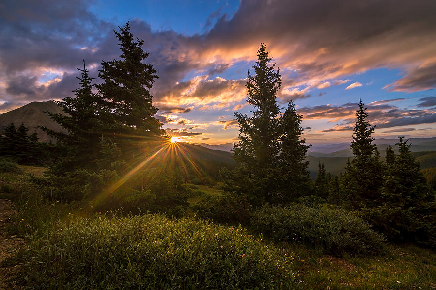 Georgia Pass Sun Rays Photograph by Michael J Bauer Photography - Fine ...