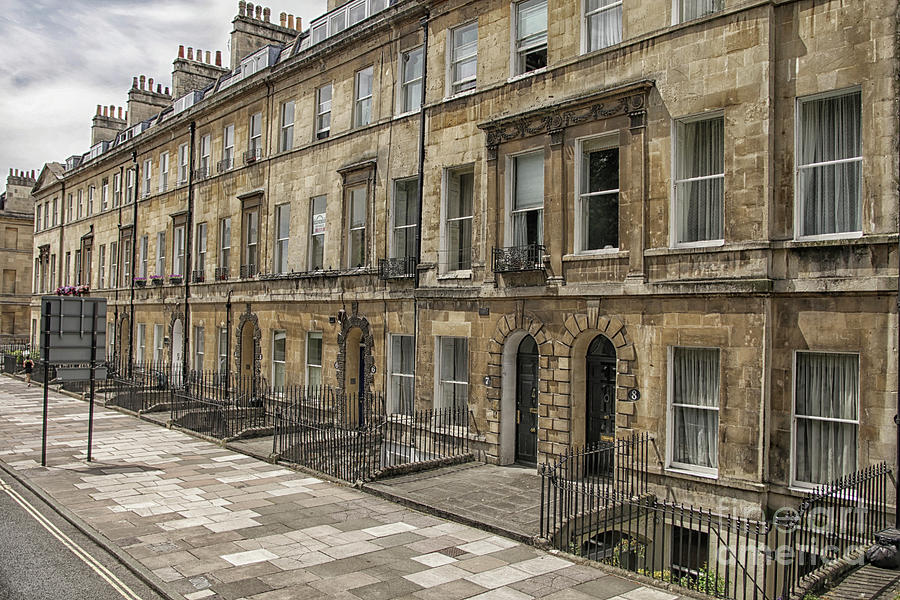 Georgian architecture in Bath, England Photograph by Patricia Hofmeester