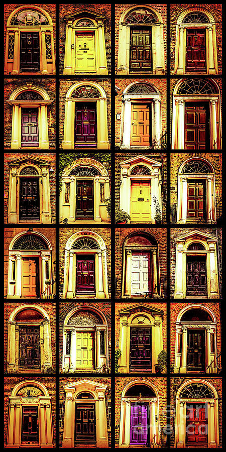 Georgian Doors of Dublin 4 Photograph by Lexa Harpell