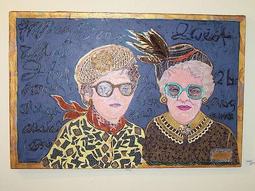 Geraldine and Josephine Relief by Nancy Goodpastor