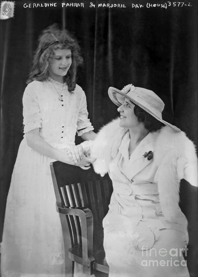 Geraldine Farrar Photograph - Geraldine Farrar Marjorie Daw 1915 by Sad Hill - Bizarre Los Angeles Archive Geraldine Farrar Photograph - Geraldine Farrar Marjorie Daw 1915 by Sad Hill - Bizarre Los Angeles Archive