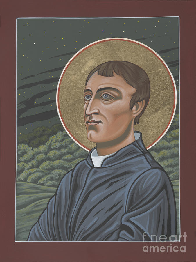 Gerard Manley Hopkins Amidst the Firefolk 215 Painting by William Hart McNichols