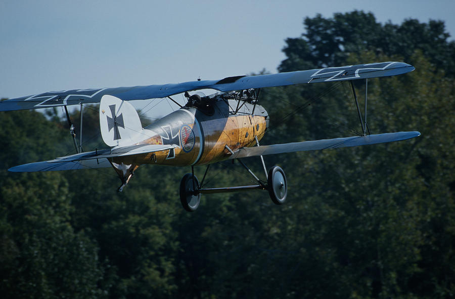 German Albatros D.iii In Flight Photograph By John Clark - Pixels