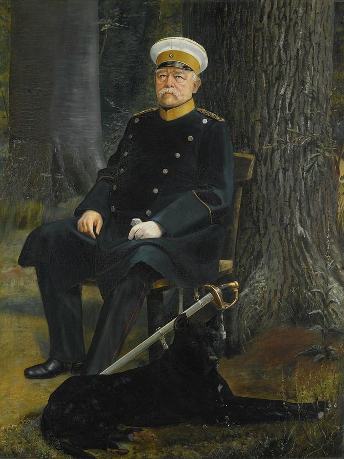 German Chancellor Otto Von Bismarck Painting by MotionAge Designs
