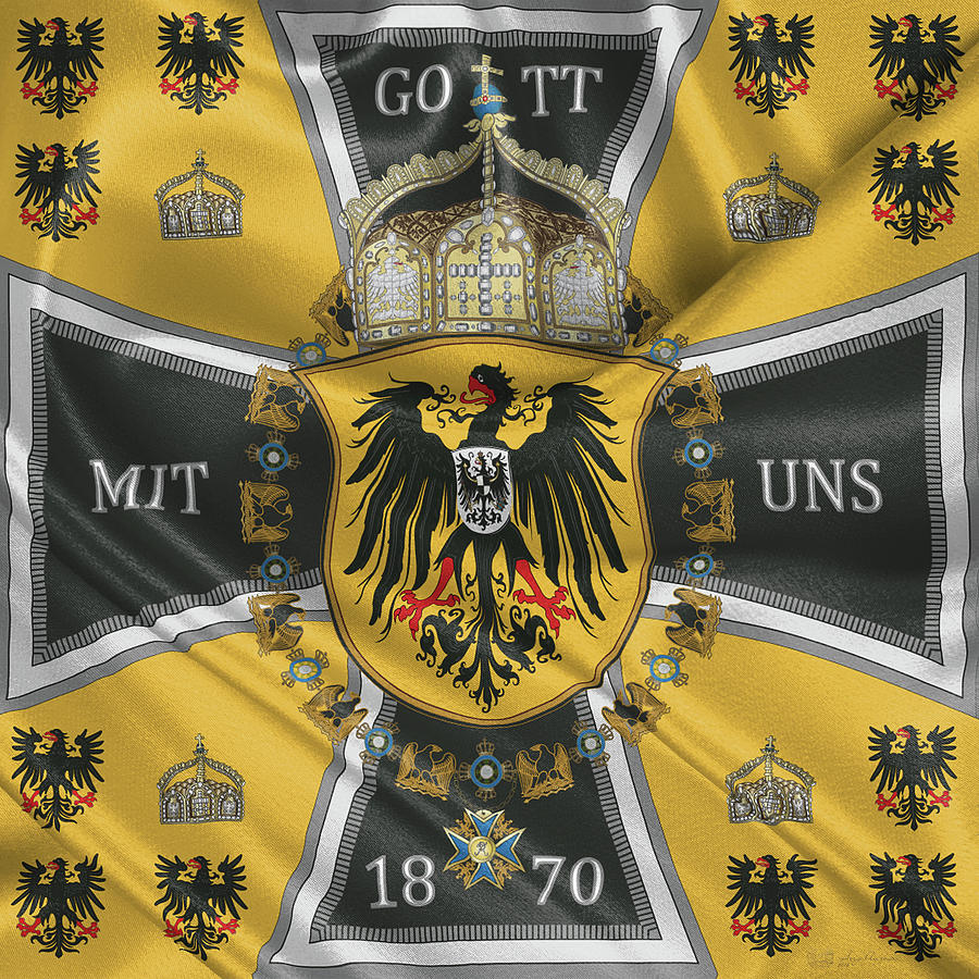 German Emperor Standard 1888-1918 Digital Art by Serge Averbukh