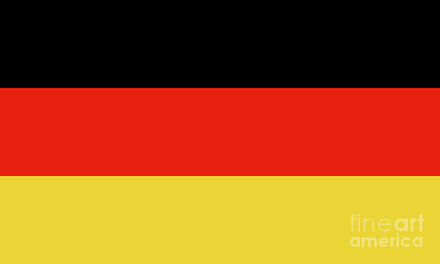 German Flag of Germany Digital Art by Sterling Gold