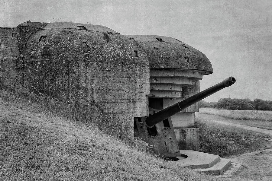 German Gun Turret Omaha Beach Photograph by Jurgen Lorenzen