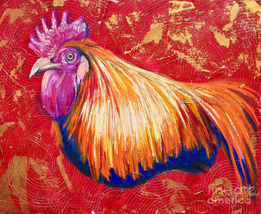 German Rooster Painting by Catalina Rankin - Fine Art America