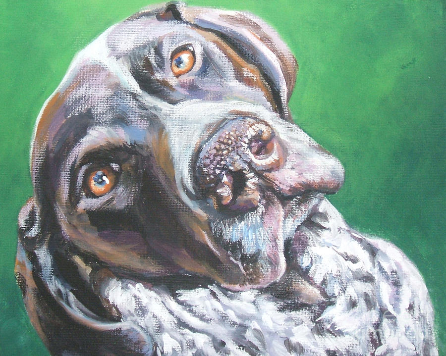 Dog Painting - German Shorthaired Pointer by Lee Ann Shepard