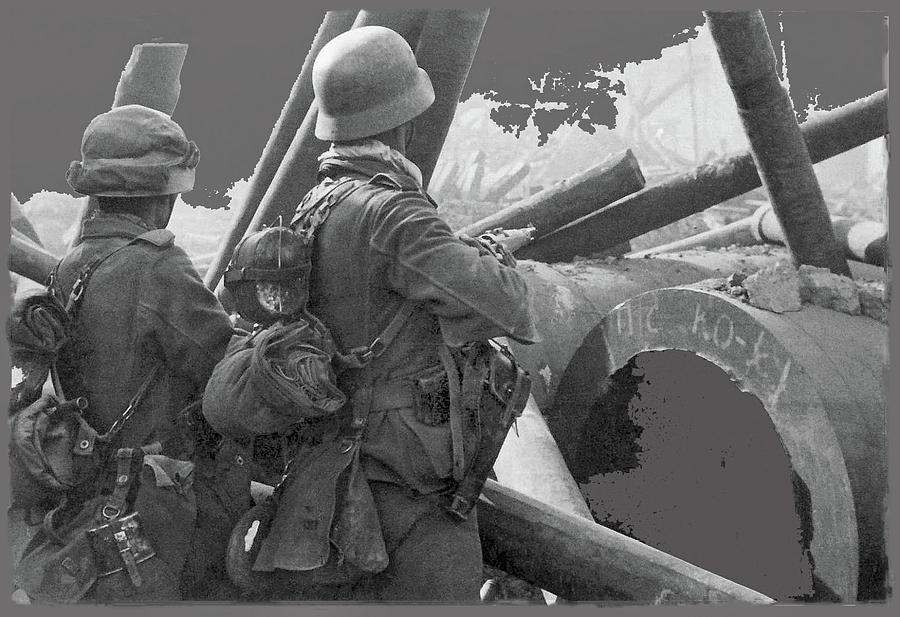 German soldiers in Soviet factory Battle of Stalingrad number 8 1942 ...