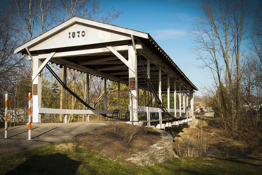 Germantown Covered Bridge Photograph by Jack R Perry