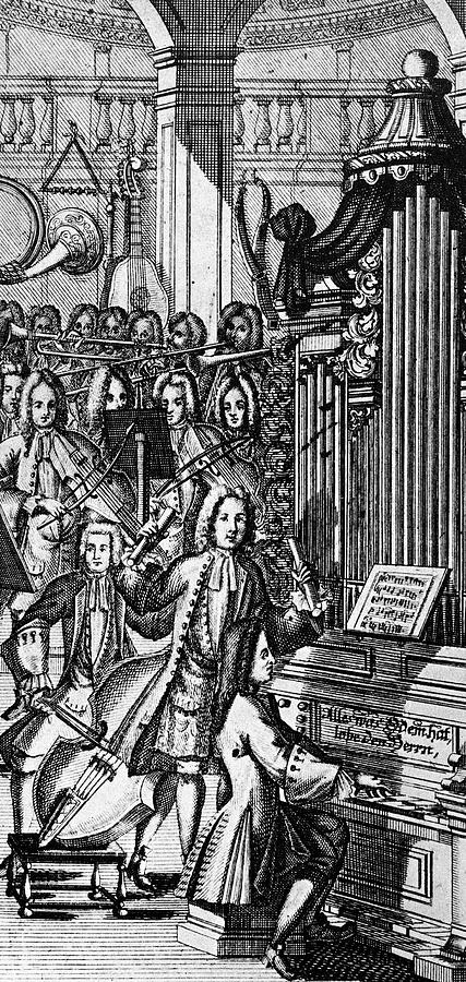 Germany: Orchestra, 1732 Photograph by Granger