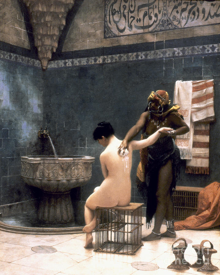 The Bath, 1880 Painting by Jean Leon Gerome