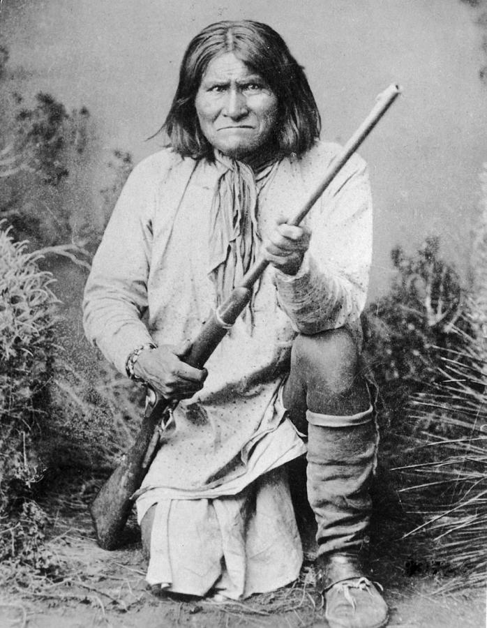 Geronimo Photograph - Geronimo Apache Indian Native American by Peter Nowell
