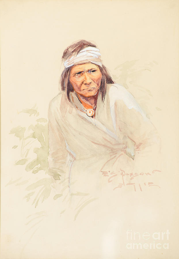 Geronimo Painting by Celestial Images