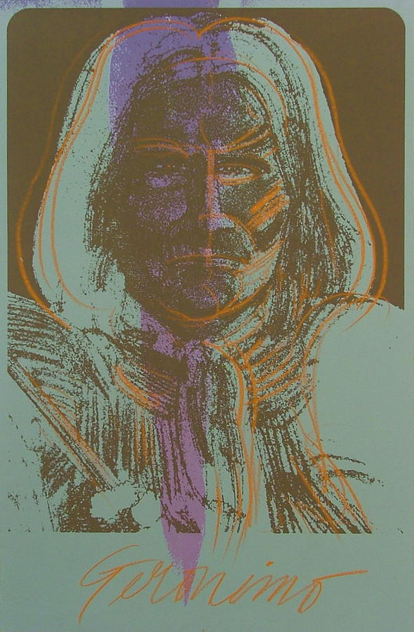 Portrait Painting - Geronimo  by Gary Kaemmer