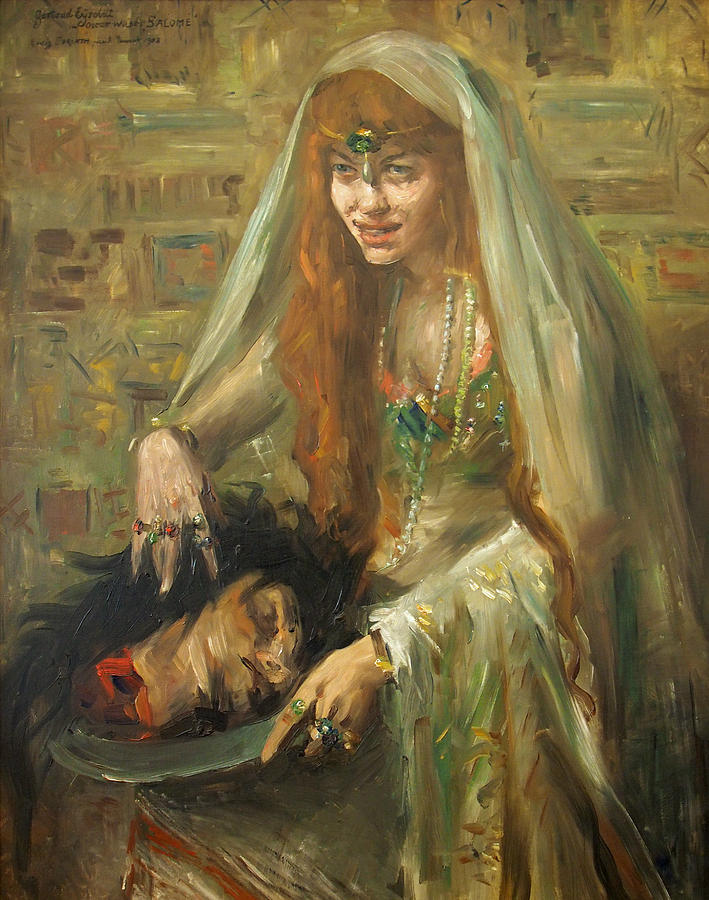Impressionism Painting - Gertrud Eysoldt as Salome by Lovis Corinth