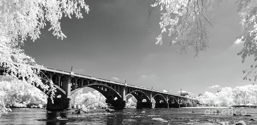 Gervais Street Bridge in IR1 Photograph by Charles Hite