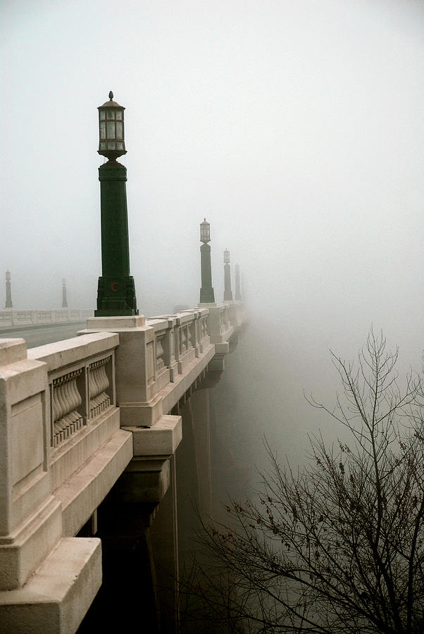 Architecture Photograph - Gervais Street Bridge by Skip Willits