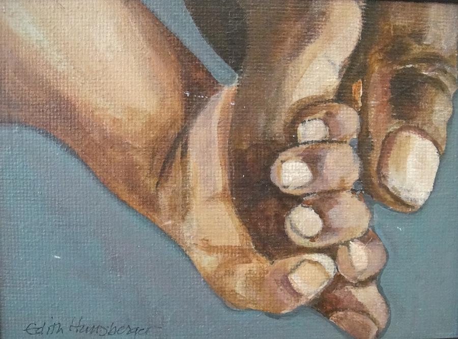 Get a Grip Painting by Edith Hunsberger