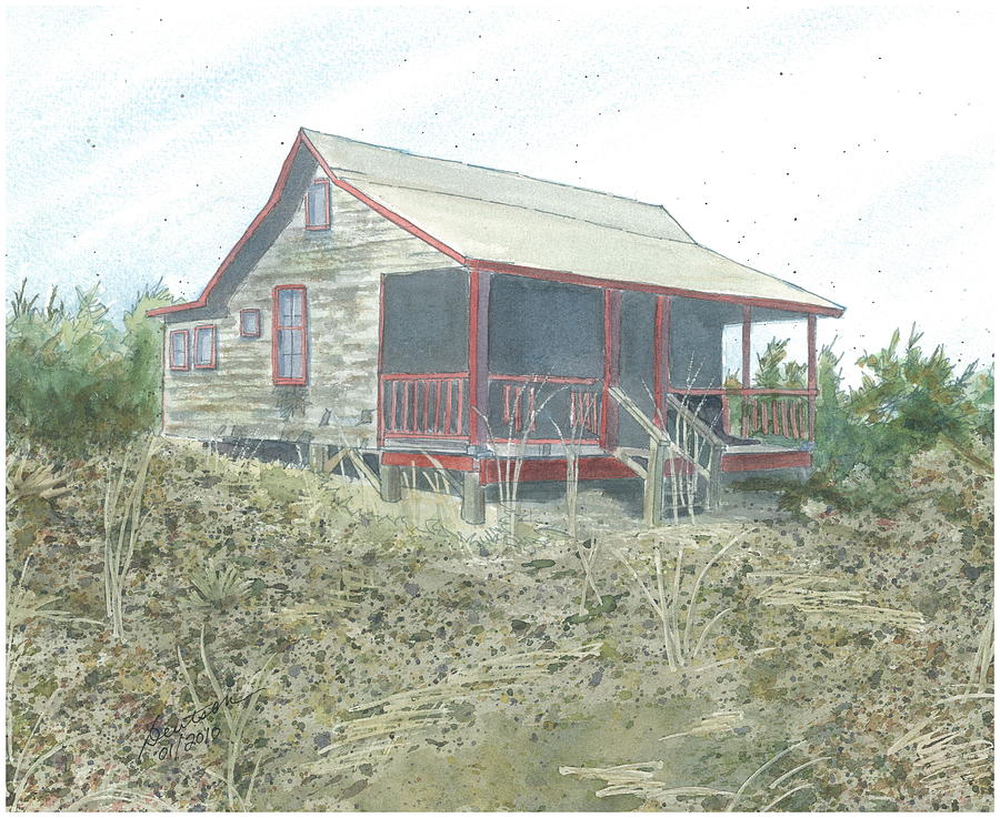 Get Away Cottage Painting by Joel Deutsch