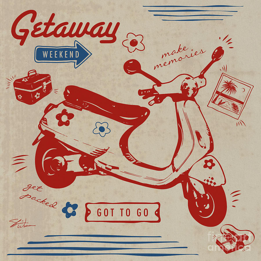 Getaway Weekend Digital Art by Shari Warren