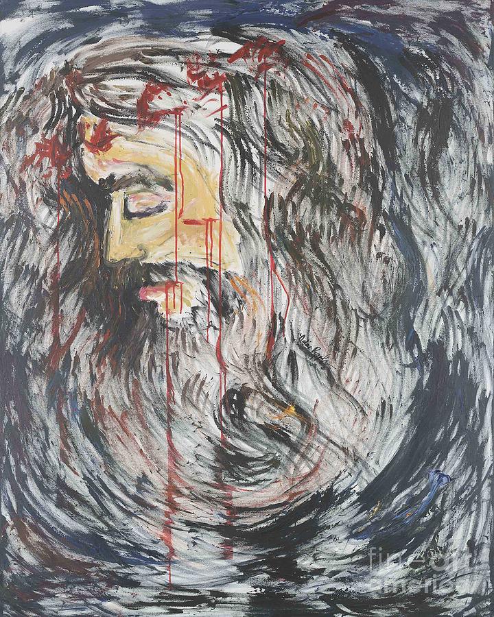 Gethsemane to Golgotha III Painting by Nadine Rippelmeyer