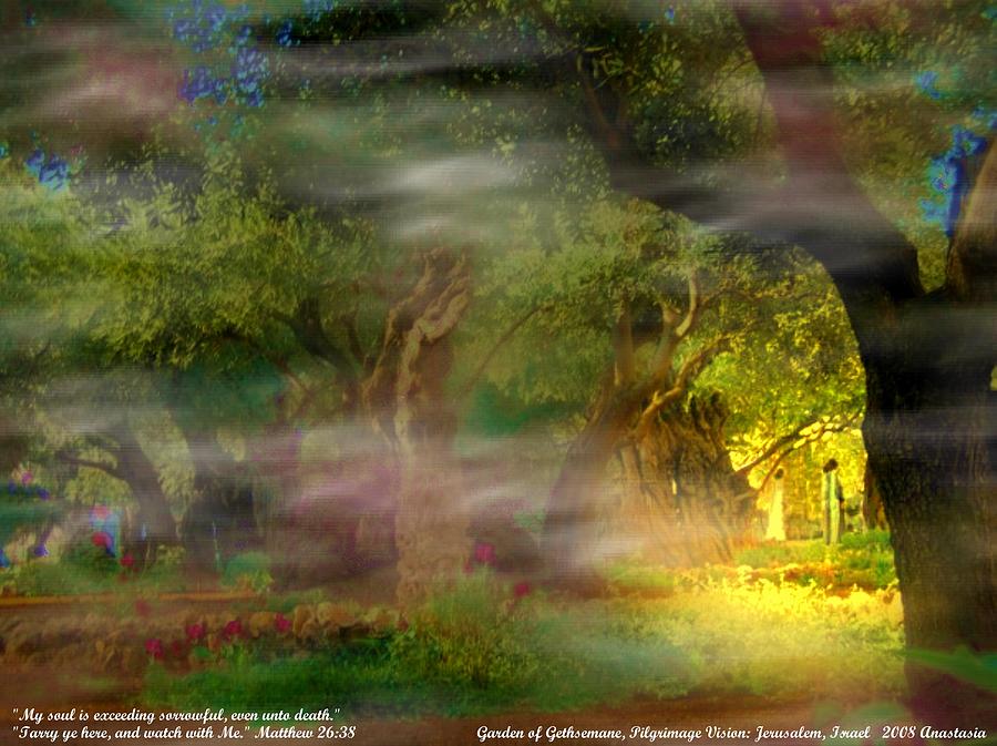 Easter Photograph - Gethsemane Vision-2008 by Anastasia Savage Ealy