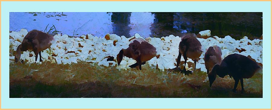 Getting My Ducks in a Row Painting by Mindy Newman