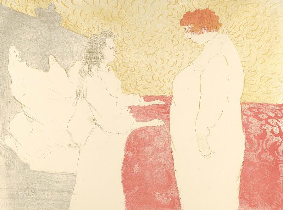 Getting Up Relief by Henri de Toulouse-Lautrec