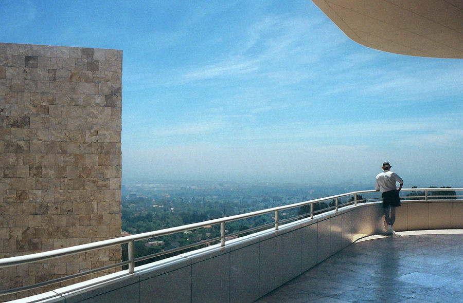 Getty Museum Architectural Compostion Digital Art